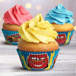 Koky na cupcakes Cars 25 ks