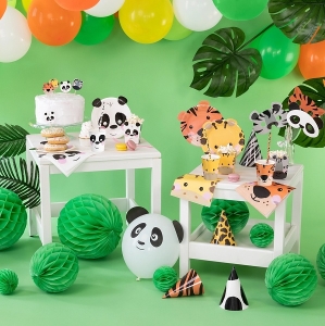 Krabičky na popcorn Zvířátka ze ZOO 4 ks