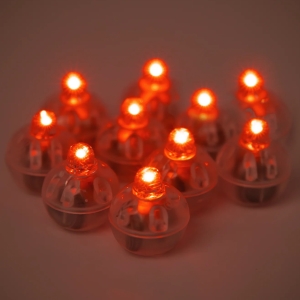 LED diody do balónků červené 10 ks