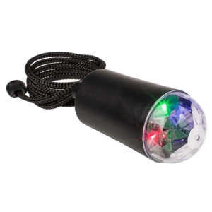 Lampa zvsn s LED diodami mncmi barvu, Disco