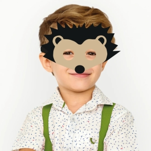 Maska plstěná Ježek