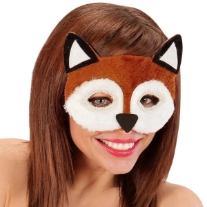 Maska plyšová liška