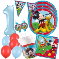Mickey prvn narozeniny - narozeninov party set - 8 osob