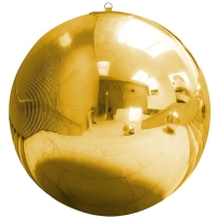 Nafukovac zrcadlov baln zlat 90 cm