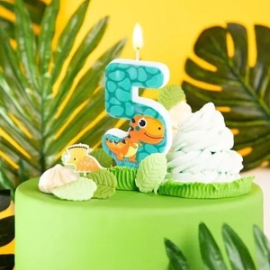 Narozeninová svíčka Dinosaur č. 5