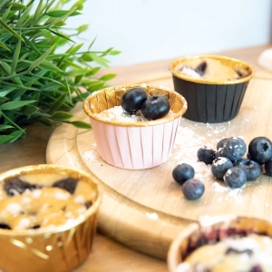 Formy na košíčky černé a zlaté 20 ks