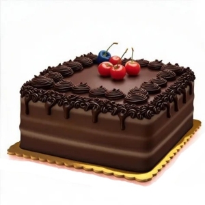 Podnost na dort čtvercový zlatý 20cm 1ks