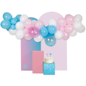 Sada balnk na balnkovou girlandu Baby shower, Boy or Girl? 66 ks