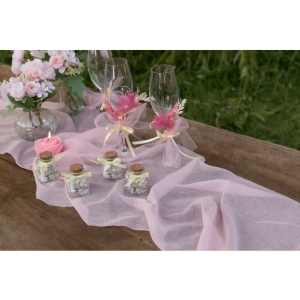 Šerpa stolová růžová 36cm x 5m