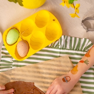 Silikonová forma velikonoční vajíčka 6 ks