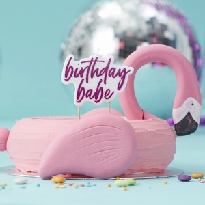 Svíčka na dort Birthday babe