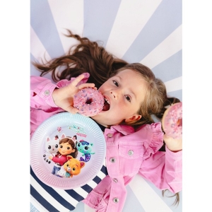 Talíře papírové Gabby's Dollhouse 23 cm 6 ks