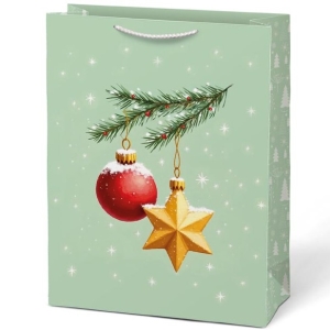Taška papírová vánoční 40x55 cm