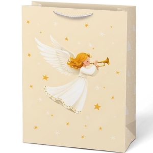 Taška papírová vánoční 40x55 cm