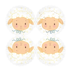 Ubrousky Beránek 11 x 16,5 cm 10 ks