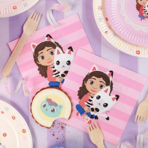 Ubrousky papírové Gabby's Dollhouse 33x33 cm 20 ks