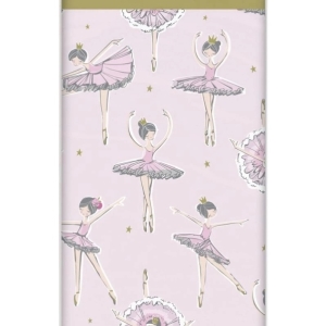 Ubrus plastový Baletka 1.narozeniny 137 x 213 cm