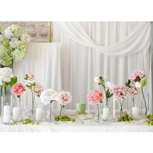 Umělá květina – Pivoňka, 35 cm, růžová