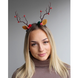 Sponky do vlasů parohy s šípky velbloudí béžová