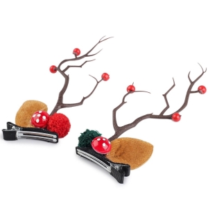 Sponky do vlasů parohy s šípky velbloudí béžová