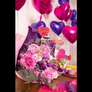 Zápichy se srdíčky 3 ks