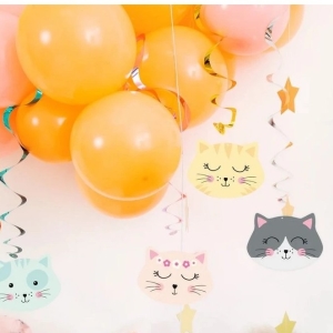 Závěsné spirály Kočky 6 ks