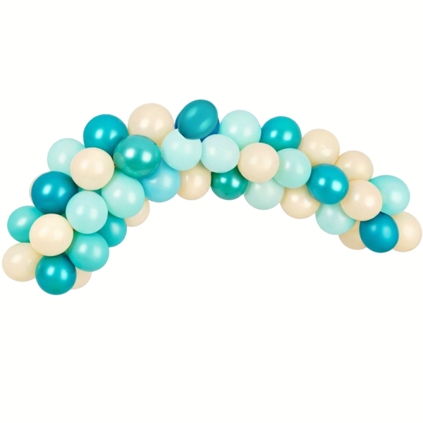 Balónková girlanda Mintová elegance 40ks