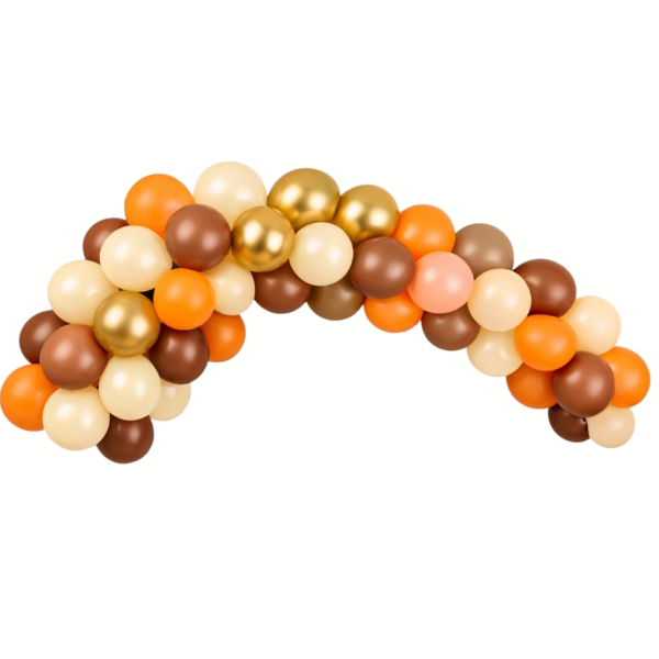 Balónková girlanda přírodní barevná mix 40ks