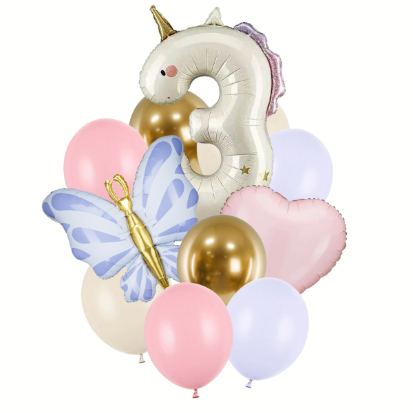 Balónkový buket - Jednorožec