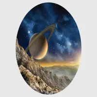 Samolepc vliesov fototapeta na zed' Vchod Saturnu | 70 x 70 cm | CR 3215