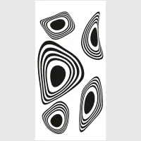 Samolepka na ze Modern Abstrakce | 65 x 85 cm | FL 0462