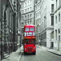 Vliesov fototapeta na zed' Londnsk autobus | 155 x 110 cm | FTNM 2614