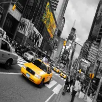 Vliesov fototapeta na zed' Newyorsk taxi | 155 x 110 cm | FTNM 2626