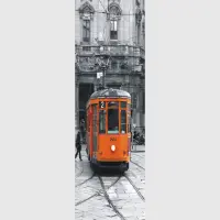 Vliesov fototapeta na zed' Retro tramvaj | 202 x 90 cm | FTNV 2882