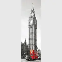 Vliesov fototapeta na zed' Big Ben a autobus | 202 x 90 cm | FTNV 2911