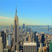 Vliesov fototapeta na zed' Vhled na Empire State Building | 360 x 254 cm | FTS 1309