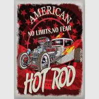 Samolepka na ze American Hot Rod | 30 x 30 cm | SS 3852