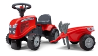 Odstrkovadlo traktor Massey Ferguson erven s volantem a va