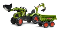 Traktor Claas Axos lapac - s pedn i zadn lc + valnk