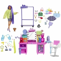 Barbie extra atnk s panenkou hern set