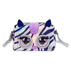 Purse Pets Metalick interaktivn kabelka zebra