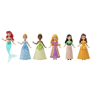 Disney princezny sada 6ks malch panenek na ajovm dchnku