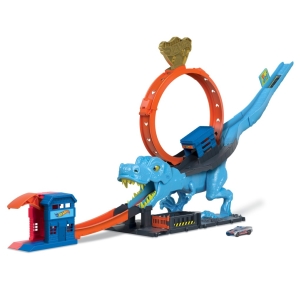 Hot Wheels city smyka se ravm T-Rexem