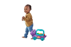 Fisher price hrající dino s vyskakujícími míčky