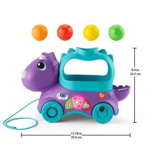 Fisher price hrající dino s vyskakujícími míčky