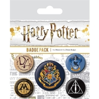 Set odznak Harry Potter Bradavice