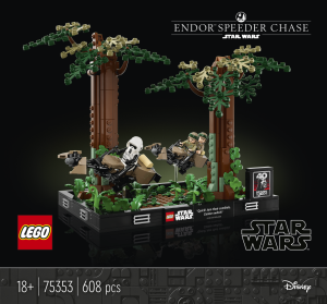 LEGO Star Wars 75353 Honika spdr na planet Endor  diorama