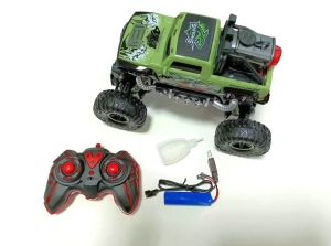 RC auto Rock Shark zelen