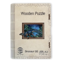 Wooden puzzle Dinosaur A3 GID - svtc ve tm