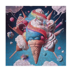 Wooden puzzle Ice Cream Explosion A3